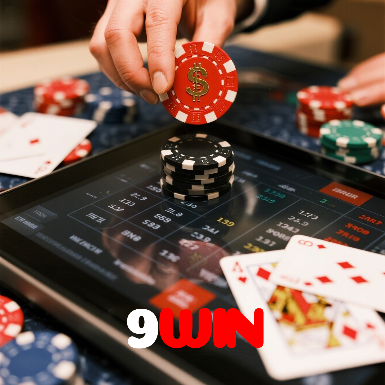 9WIN:Aposte no seu time no futebol e divirta-se com slots e roleta!