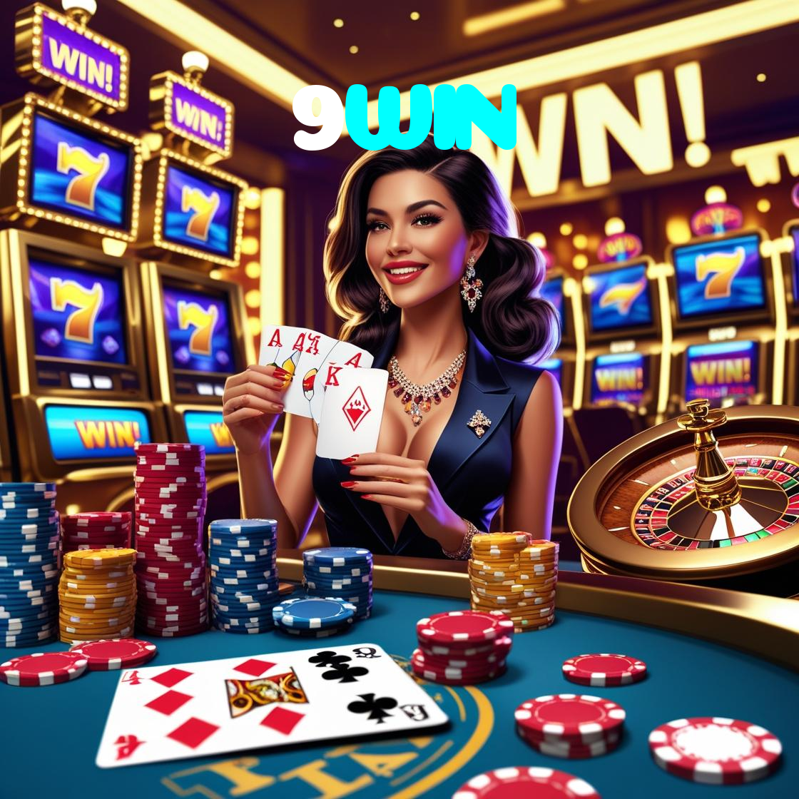 9WIN：Vença no poker online! Prove que você é o mestre das cartas!