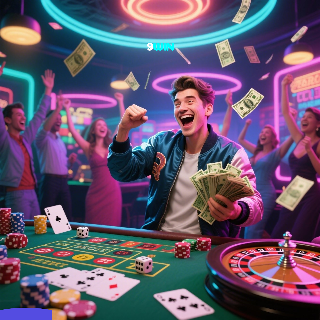 9WIN：Aposte no futebol e ganhe em roleta e blackjack no nosso cassino!